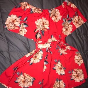 Yobecho Women’s Small Off the Shoulder Dress